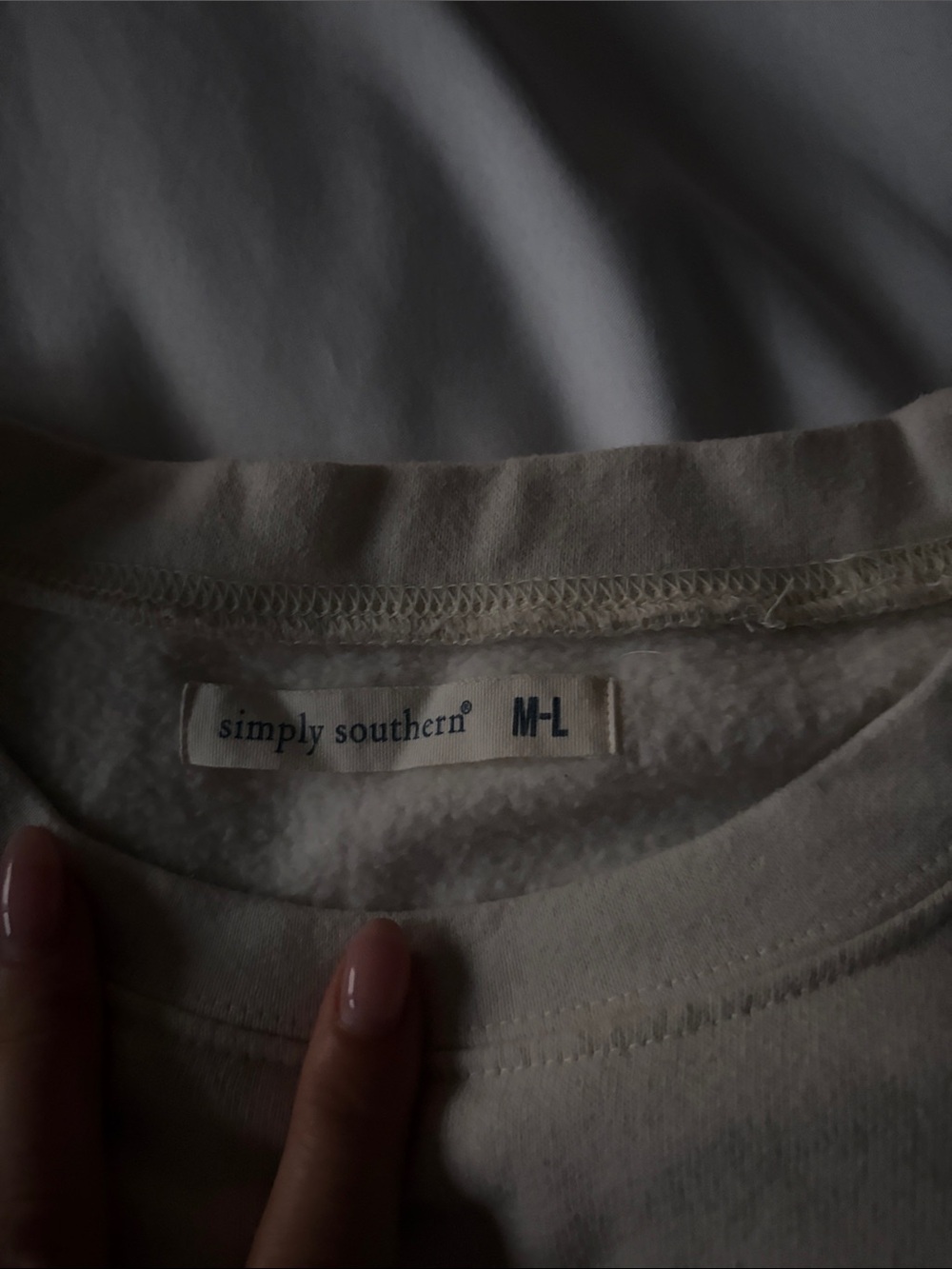 Simply Southern Cream Crewneck - Picture 3 of 4